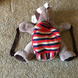 Raccoon Plush Backpack